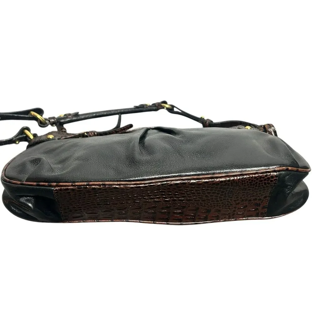 Brahmin Tuscan Louise Melbourne Croc Emb Pebble Leather - Handbag‎